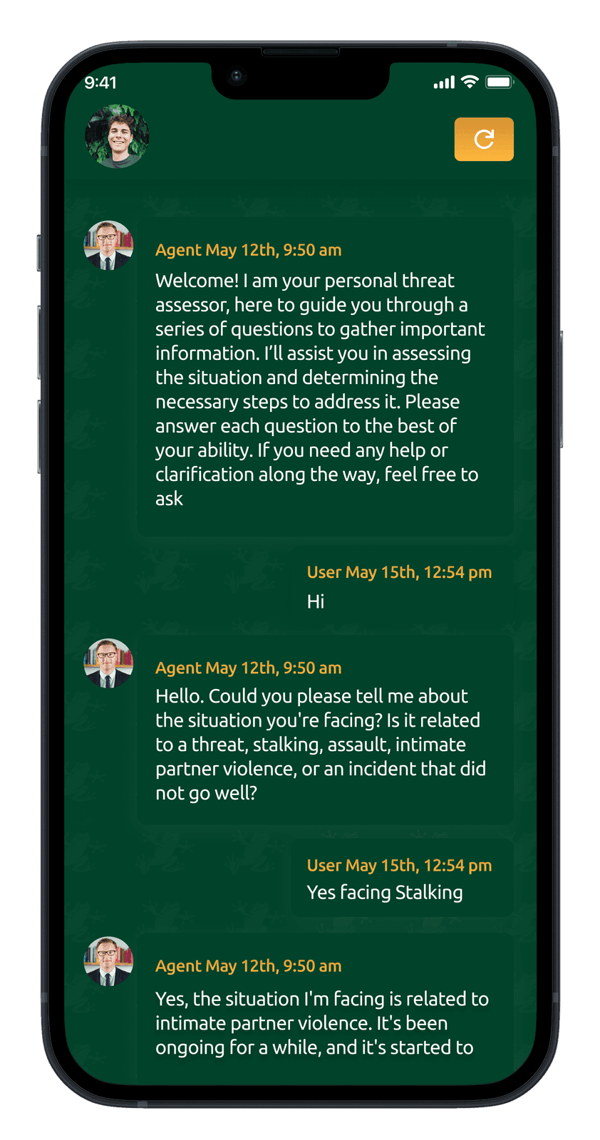 Feature screen content